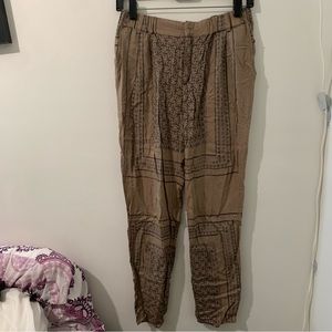 MASSIMO DUTTI BEAUTIFUL PATTERNED PANTS